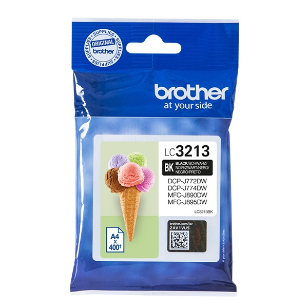 Brother LC-3213BK inktcartridge zwart hoge capaciteit (origineel) LC3213BK 028486 - 1