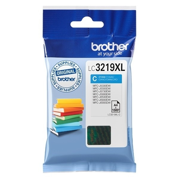 Brother LC-3219XL C inktcartridge cyaan hoge capaciteit (origineel) LC3219XLC 900702 - 1