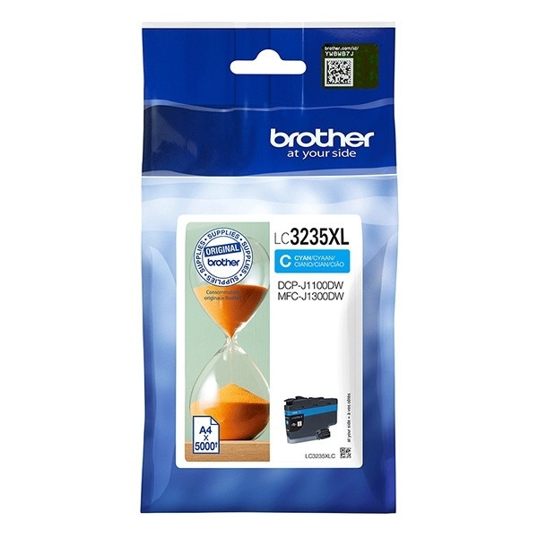 Brother LC-3235XLC inktcartridge cyaan hoge capaciteit (origineel) 051196 - 1