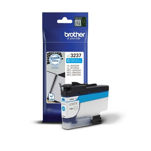 Brother LC-3237C inktcartridge cyaan (origineel) LC3237C 051212 - 1