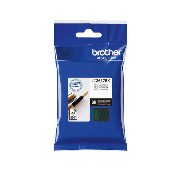 Brother LC-3617BK inktcartridge zwart (origineel) 028574 - 1