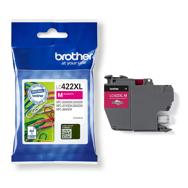 Brother LC-422XLM inktcartridge magenta hoge capaciteit (origineel) LC-422XLM 051316 - 1