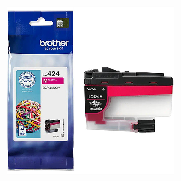 Brother LC-424M inktcartridge magenta (origineel) LC424M 051270 - 1