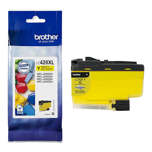 Brother LC-426XLY inktcartridge geel hoge capaciteit (origineel) LC426XLY 051280 - 1