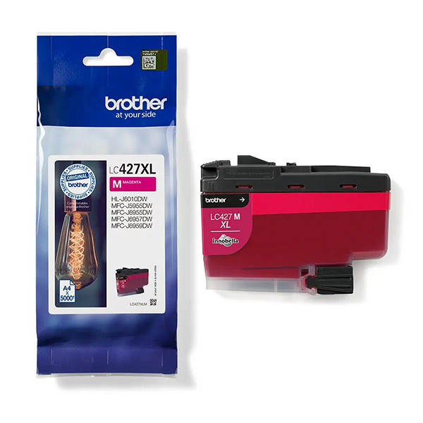 Brother LC-427XLM inktcartridge magenta hoge capaciteit (origineel) LC427XLM 051346 - 1