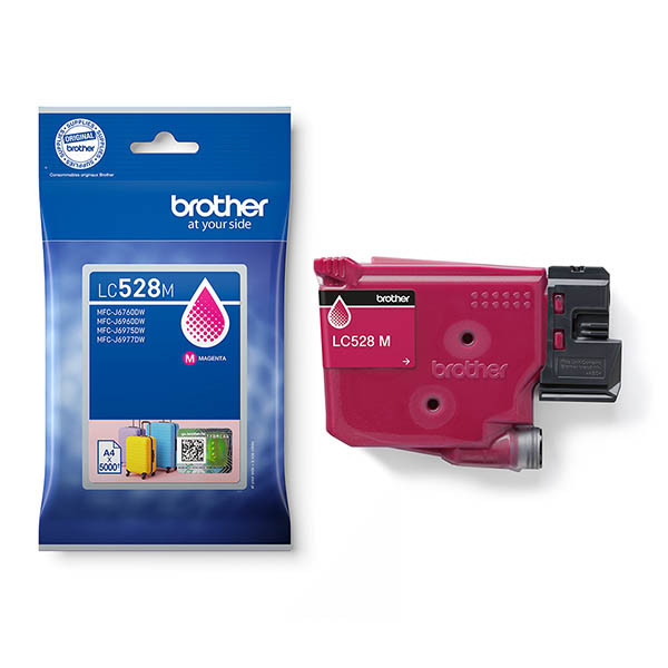 Brother LC-528M inktcartridge magenta super hoge capaciteit (origineel) 051530 Brother LC-528M inktcartridge magenta super hoge capaciteit (origineel) 051530 - 1