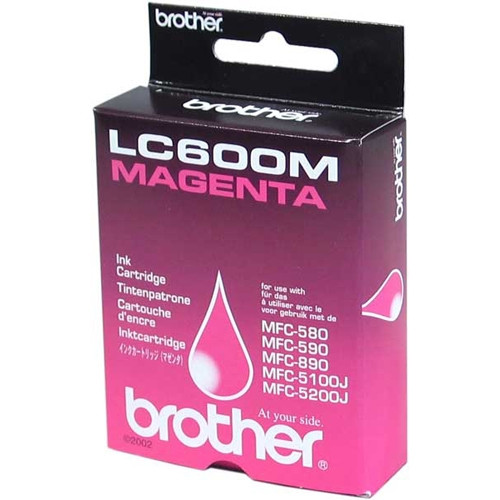 Brother LC-600M inktcartridge magenta (origineel) LC600M 028970 - 1