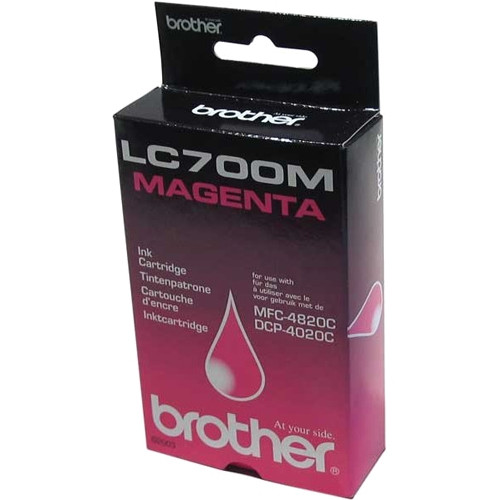 Brother LC-700M inktcartridge magenta (origineel) LC700M 029010 - 1