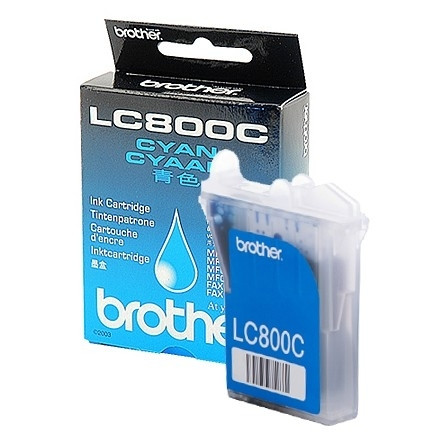 Brother LC-800C inktcartridge cyaan (origineel) LC800C 028370 - 1