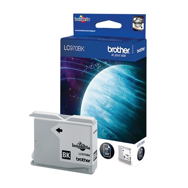 Brother LC-970BK inktcartridge zwart (origineel) LC970BK 902624 - 1