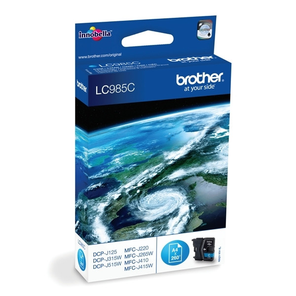 Brother LC-985C inktcartridge cyaan (origineel) LC985C 028328 - 1