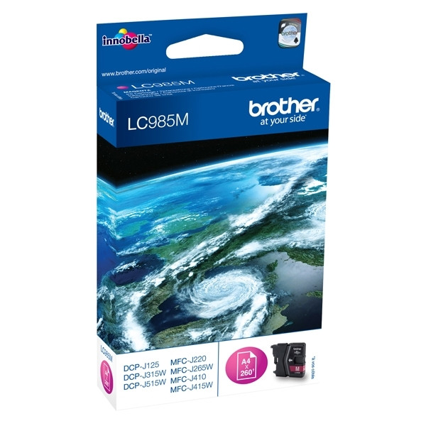Brother LC-985M inktcartridge magenta (origineel) LC985M 028332 - 1