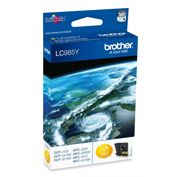 Brother LC-985Y inktcartridge geel (origineel) LC985Y 900747 - 1