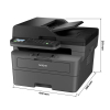 Brother MFC-L2827DW all-in-one A4 laserprinter zwart-wit met wifi (4 in 1) MFCL2827DWRE1 832994 - 2