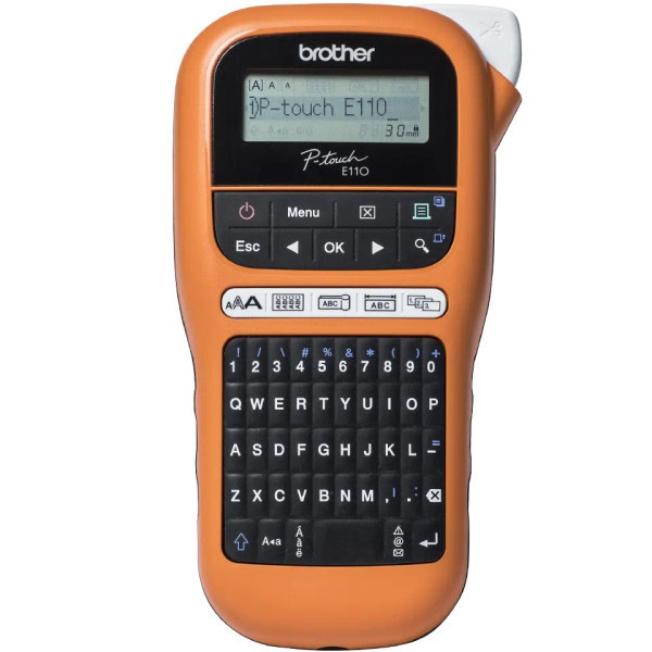 Brother PT-E110VP industrieel beletteringsysteem met draagkoffer (QWERTY) PT-E110VP 833069 - 2