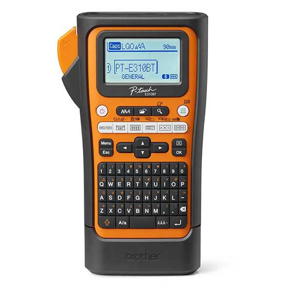 Brother PT-E310BTVP industrieel beletteringsysteem met draagkoffer (QWERTY) PTE310BTVPQL1 832984 - 1