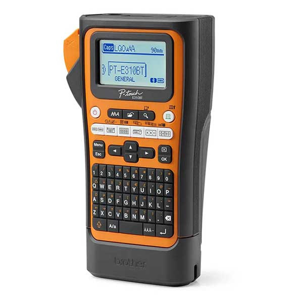 Brother PT-E310BTVP industrieel beletteringsysteem met draagkoffer (QWERTY) PTE310BTVPQL1 832984 - 2