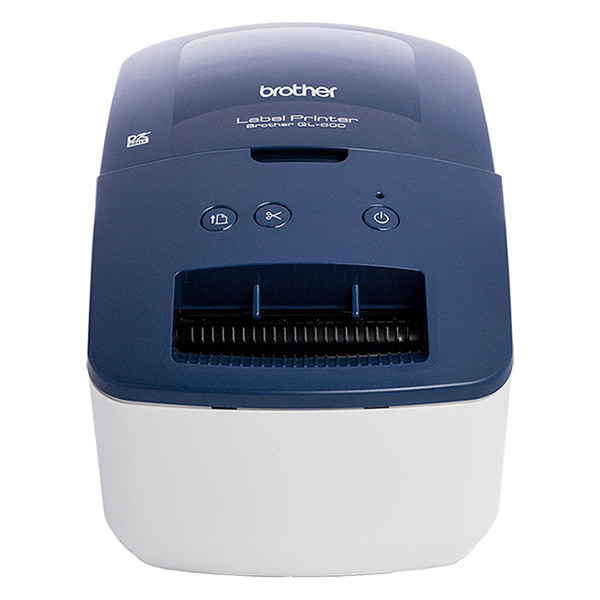 Brother QL-600B labelprinter blauw 832939 - 1