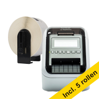 Brother QL-820NWBc labelprinter met wifi + 5 adreslabelrollen 833465