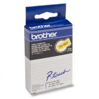 Brother TC-601 'extreme' tape zwart op geel 12 mm (origineel) TC-601 080504