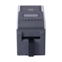 Brother TD-2D labelprinter met USB, ethernet, bluetooth, wifi en lcd scherm TD-2350DFC203 833452