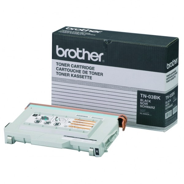 Brother TN-03BK toner zwart (origineel) TN03BK 029530 - 1