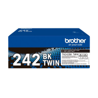 Brother TN-242BK toner zwart duopack (origineel) TN242BKTWIN 833416