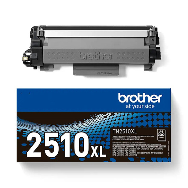 Brother TN-2510XL toner zwart hoge capaciteit (origineel) TN2510XL 051400 - 1