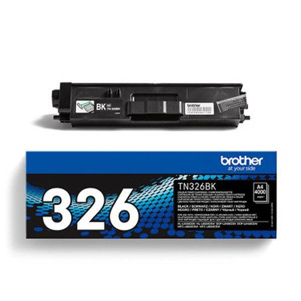 Brother TN-326BK toner zwart hoge capaciteit (origineel) TN326BK 051022 - 1