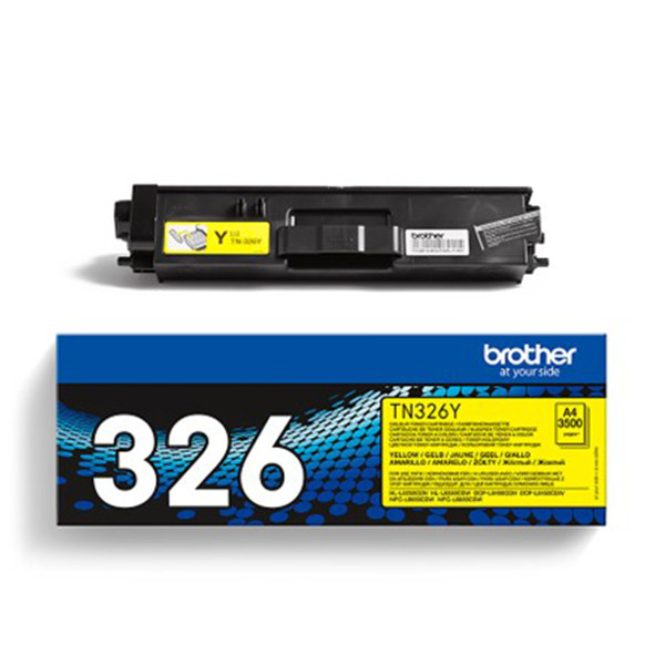 Brother TN-326Y toner geel hoge capaciteit (origineel) TN326Y 051028 - 1