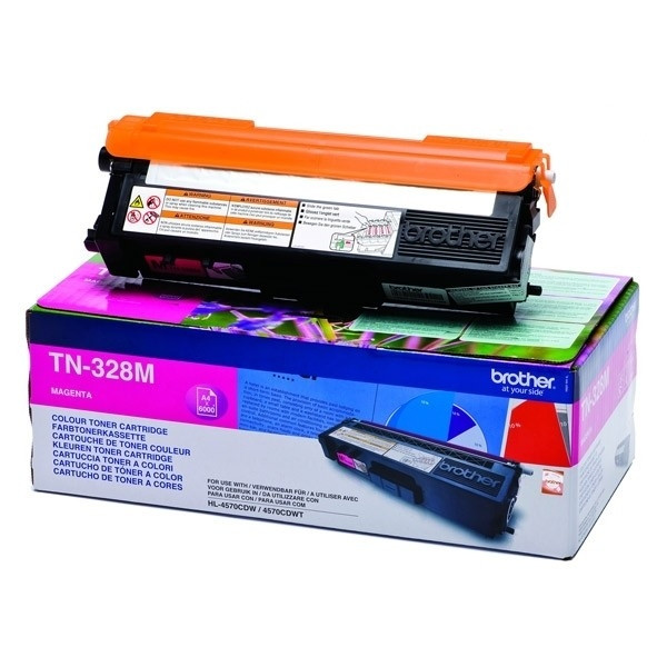 Brother TN-328M toner magenta extra hoge capaciteit (origineel) TN328M 901772 - 1