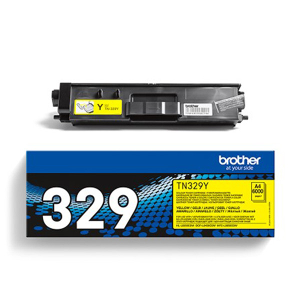 Brother TN-329Y toner geel extra hoge capaciteit (origineel) TN-329Y 903074 - 1
