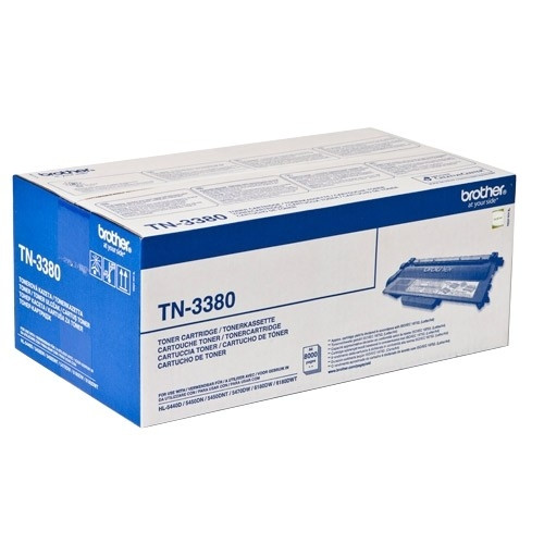 Brother TN-3380 toner zwart hoge capaciteit (origineel) TN3380 901084 - 1