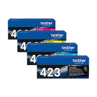 Brother TN-423BK, C, M en Y multipack (origineel) 183160