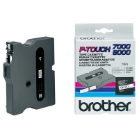 Brother TX-211 'extreme' tape zwart op wit, glanzend 6 mm (origineel) TX211 080232