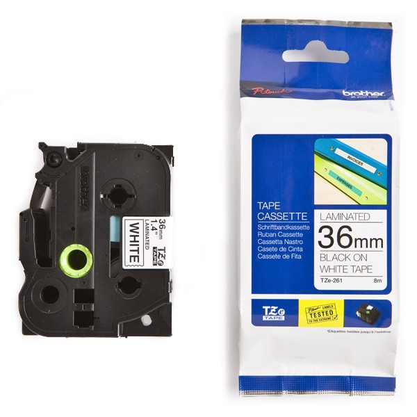 Brother TZe-261 tape zwart op wit 36 mm (origineel) 903950 - 1