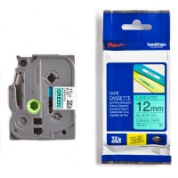 Brother TZe-731 tape zwart op groen 12 mm (origineel) TZe731 080496