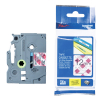Brother TZe-MPRG31 tape zwart op rode ruit 12 mm (origineel) 080866 - 1
