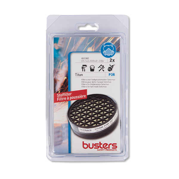 Busters New Titan P3R Plus stoffilter (2 stuks) 1047305 SBU00048 - 1