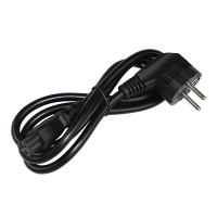C5 EU-kabel voor netstroom (1,8 m, haaks, 123accu huismerk)
