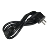 C5 EU-kabel voor netstroom (1,8 m, haaks, 123accu huismerk)
