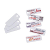 COLOP e-mark PVC kaart met geperforeerd gat 45 x 18 mm (20 stuks)