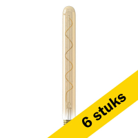 Aanbieding: 6x Calex E27 ledlamp buis goud dimbaar 3.8W (25W)