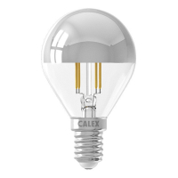 Calex E14 led-lamp kogel kopspiegel zilver dimbaar 3.5W (25W) 1101001000 LCA00731