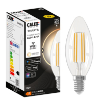 Calex E14 smartlamp kaars B35 helder wifi (Tuya) LCA01152