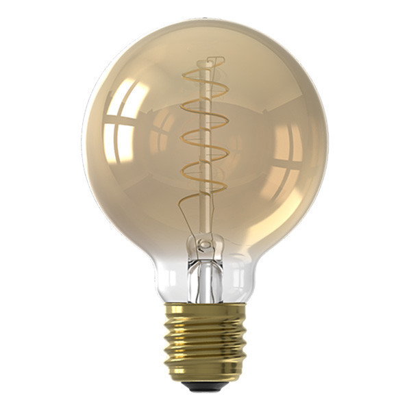 Calex E27 filament ledlamp globe G80 goud dimbaar 3.8W (25W) 1001001300 LCA00664 - 1