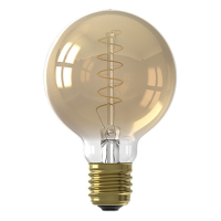Calex E27 filament ledlamp globe G80 goud dimbaar 3.8W (25W) 1001001300 LCA00664