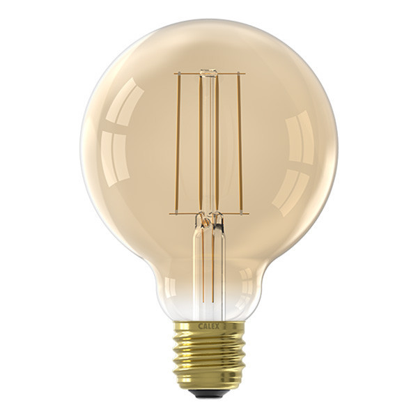 Calex E27 filament ledlamp globe G95 goud dimbaar 4.5W (40W) 1101002800 LCA00719 - 1