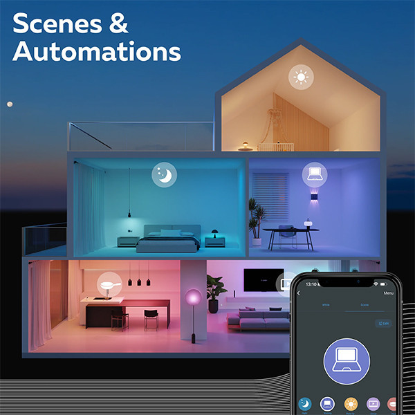 Calex E27 smartlamp edison ST64 goud wifi (Tuya) LCA01193 - 6