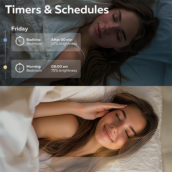 Calex E27 smartlamp globe G95 goud wifi (Tuya) LCA01194 - 7